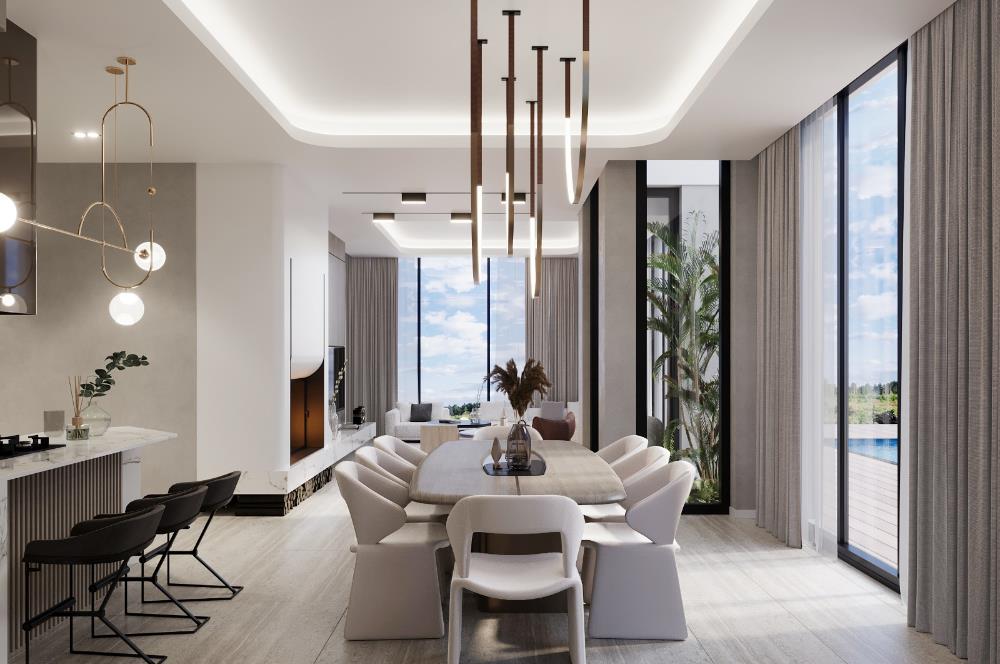 Specially Priced Ultra-Luxury 4+1 Villas for Sale in Edremit, Kyrenia, North Cyprus
