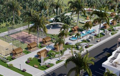 Kıbrıs Ötüken'de Ultra Lüks Lagün Havuzlu Sitede Satılık 1+1 Penthouse Daireler
