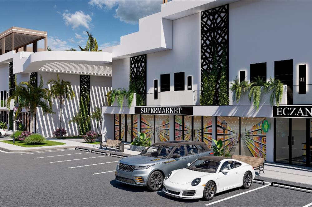 Kıbrıs Ötüken'de Ultra Lüks Lagün Havuzlu Sitede Satılık 1+1 Penthouse Daireler