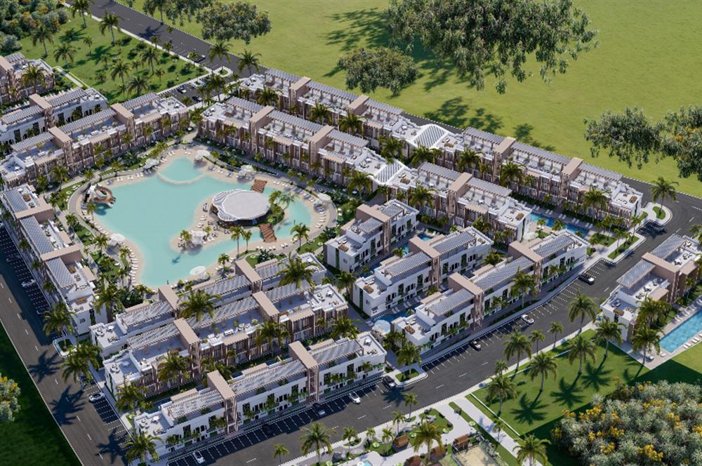 Kıbrıs Ötüken'de Ultra Lüks Lagün Havuzlu Sitede Satılık 1+0 Stüdyo Daireler