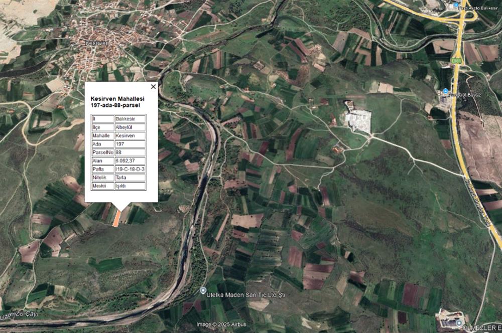 CENTURY BAL'DAN KESİRVENDE 6092 M2 SATILIK TARLA