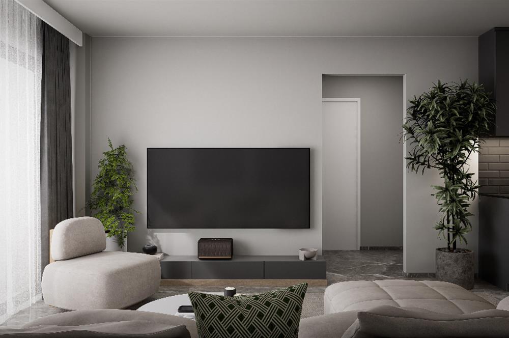 Kıbrıs Ötüken'de Ultra Lüks Lagün Havuzlu Sitede Satılık 1+1 Penthouse Daireler