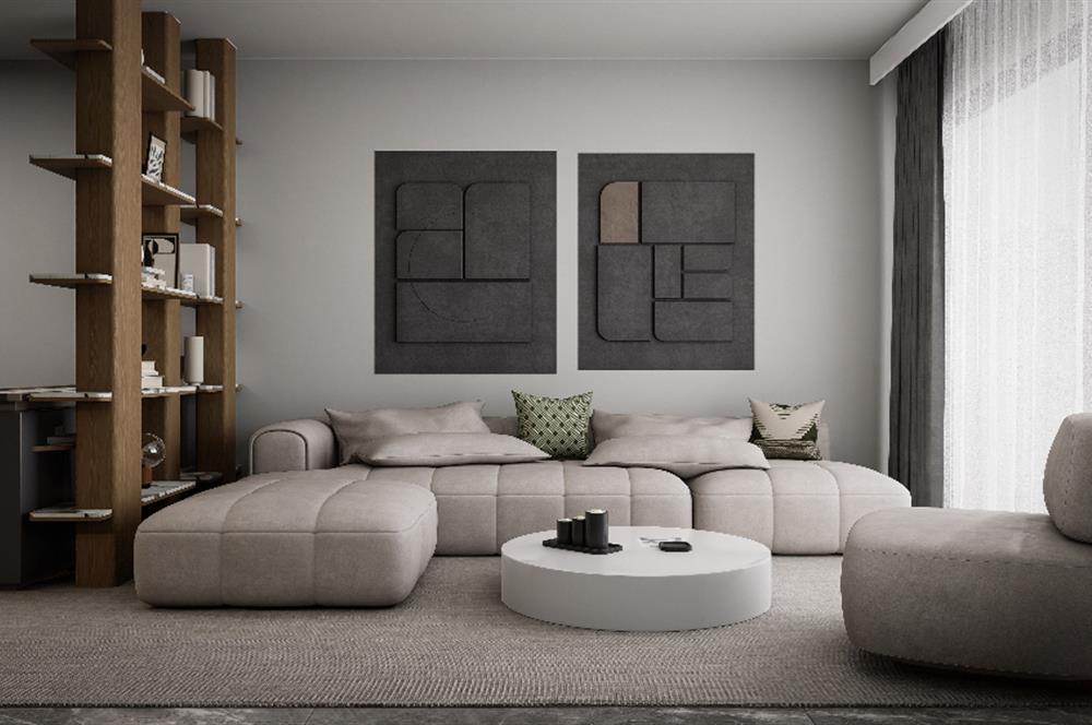 Kıbrıs Ötüken'de Ultra Lüks Lagün Havuzlu Sitede Satılık 1+1 Penthouse Daireler