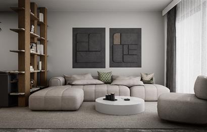 Kıbrıs Ötüken'de Ultra Lüks Lagün Havuzlu Sitede Satılık 1+1 Penthouse Daireler