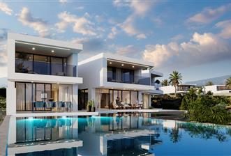 Kıbrıs Girne Çatalköy'de Satılık Ultra Lüks 4+1 Villa