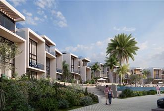 KKTC Girne Esentepe'nin En Lüks Projesinde Site İçerisinde Satılık 2+1 Loft Penthouse Daire