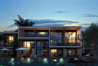 KKTC Girne Esentepe'nin En Lüks Projesinde Site İçerisinde Satılık 2+1 Loft Penthouse Daire