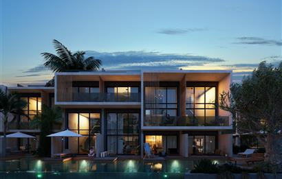 KKTC Girne Esentepe'nin En Lüks Projesinde Site İçerisinde Satılık 2+1 Loft Penthouse Daire