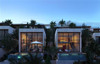 KKTC Girne Esentepe'nin En Lüks Projesinde Site İçerisinde Denize Sıfır Satılık 1+1 Fırsat Poolhouse