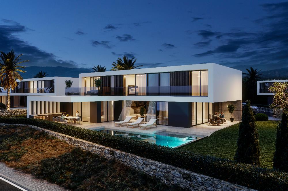 Kıbrıs Girne Çatalköy'de Satılık Ultra Lüks 5+1 Villa