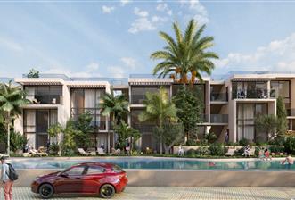 KKTC Girne Esentepe'nin En Lüks Projesinde Site İçerisinde Denize Sıfır Satılık 1+1 Fırsat Penthouse