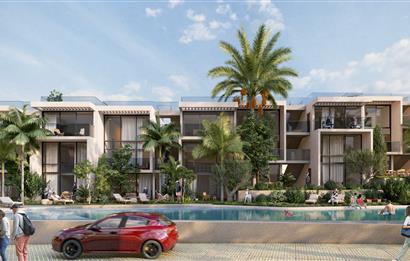 KKTC Girne Esentepe'nin En Lüks Projesinde Site İçerisinde Denize Sıfır Satılık 1+1 Fırsat Penthouse