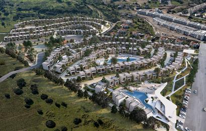 KKTC Girne Esentepe'nin En Lüks Projesinde Site İçerisinde Denize Sıfır Satılık 1+1 Fırsat Penthouse