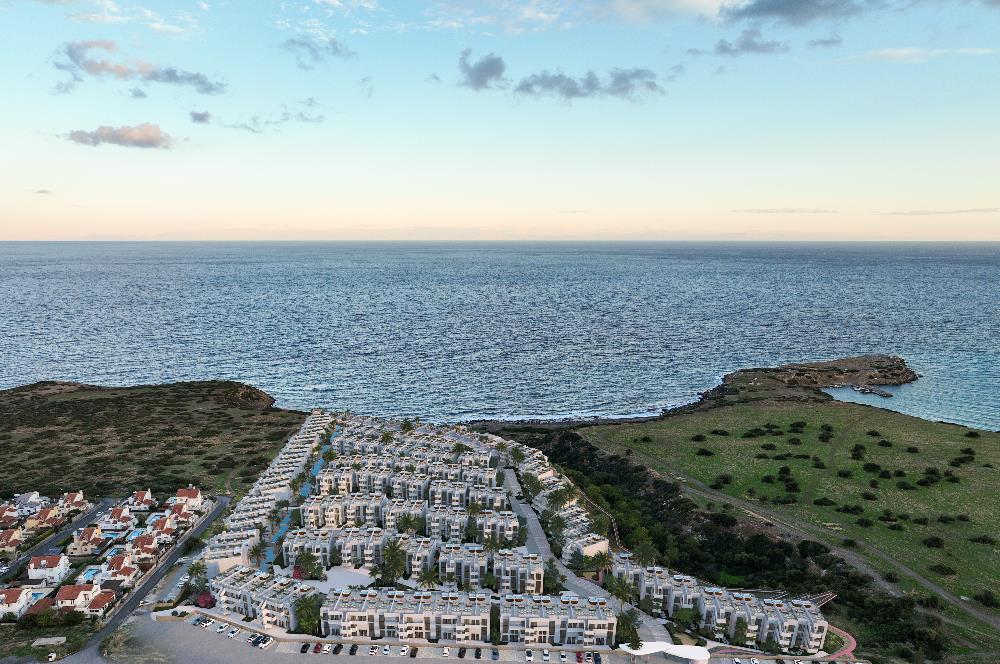 KKTC Girne Esentepe'nin En Lüks Projesinde Site İçerisinde Satılık 1+0 Fırsat Penthouse Stüdyo Daire