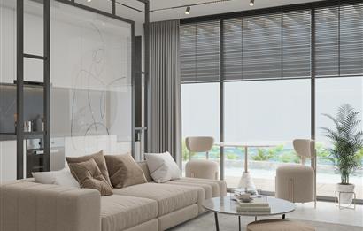 KKTC Girne Esentepe'nin En Lüks Projesinde Site İçerisinde Satılık 1+0 Fırsat Penthouse Stüdyo Daire