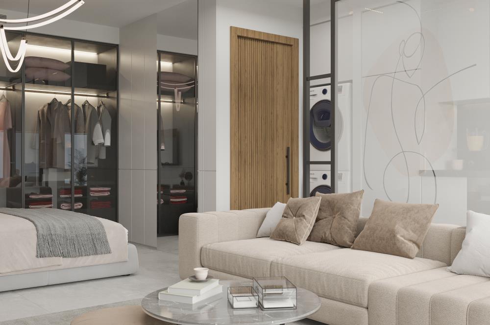 KKTC Girne Esentepe'nin En Lüks Projesinde Site İçerisinde Satılık 1+0 Fırsat Penthouse Stüdyo Daire