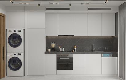 KKTC Girne Esentepe'nin En Lüks Projesinde Site İçerisinde Satılık 1+0 Fırsat Penthouse Stüdyo Daire