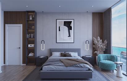 Kıbrıs İskele'nin En İyi Projesi Grand Sapphire Blu'da Ödeme Planlı Satılık Fırsat 2+1 Daire