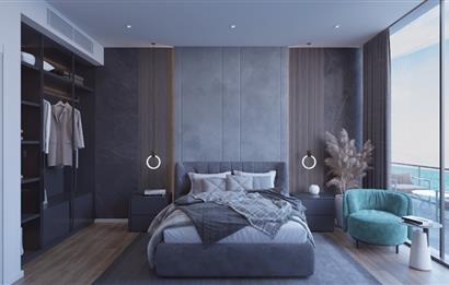 Kıbrıs İskele'nin En İyi Projesi Grand Sapphire Blu'da Ödeme Planlı Satılık Fırsat 2+1 Daire