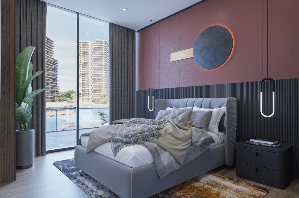 Kıbrıs İskele'nin En İyi Projesi Grand Sapphire Blu'da Ödeme Planlı Satılık Fırsat 3+1 Daire
