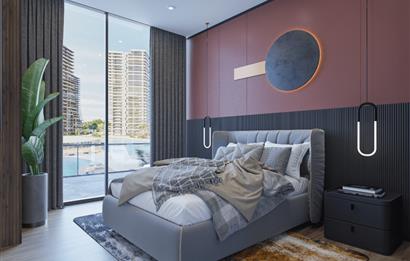 Kıbrıs İskele'nin En İyi Projesi Grand Sapphire Blu'da Ödeme Planlı Satılık Fırsat 3+1 Daire