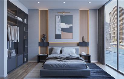 Kıbrıs İskele'nin En İyi Projesi Grand Sapphire Blu'da Ödeme Planlı Satılık Fırsat 3+1 Daire