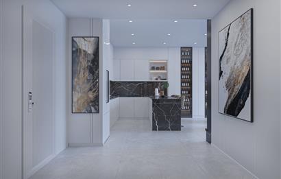Kıbrıs İskele'nin En İyi Projesi Grand Sapphire Blu'da Ödeme Planlı Satılık 4+1 Penthouse Daire