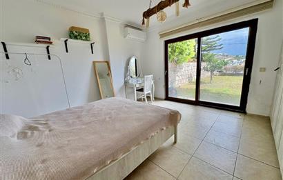 Bodrum, Gündoğan'da Plajlara Yakın, Deniz Manzaralı, Satılık Bahçe Dubleksi