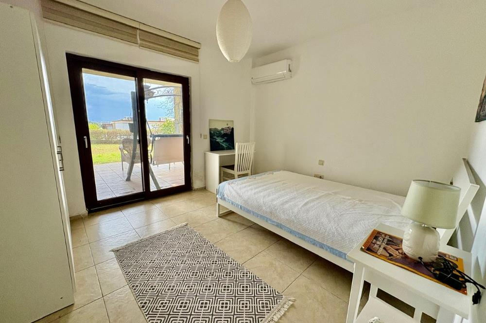 Bodrum, Gündoğan'da Plajlara Yakın, Deniz Manzaralı, Satılık Bahçe Dubleksi