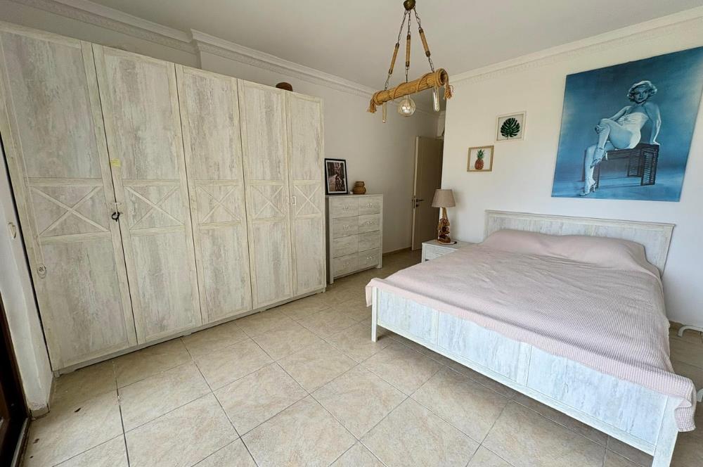Bodrum, Gündoğan'da Plajlara Yakın, Deniz Manzaralı, Satılık Bahçe Dubleksi