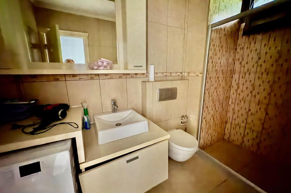 Bodrum, Gündoğan'da Plajlara Yakın, Deniz Manzaralı, Satılık Bahçe Dubleksi