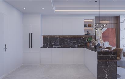 Kıbrıs İskele'nin En İyi Projesi Grand Sapphire Blu'da Ödeme Planlı Satılık Fırsat 1+1 Daire