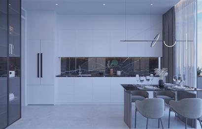 Kıbrıs İskele'nin En İyi Projesi Grand Sapphire Blu'da Ödeme Planlı Satılık Fırsat 2+1 Daire