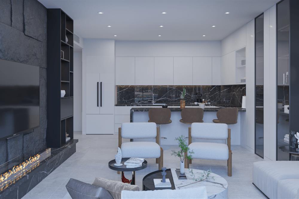 Kıbrıs İskele'nin En İyi Projesi Grand Sapphire Blu'da Ödeme Planlı Satılık Fırsat 3+1 Daire