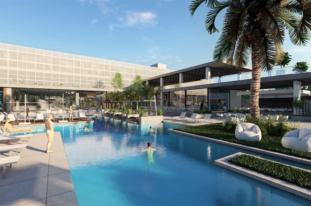 Kıbrıs Lefke'de Dedeman Kalitesi ile Denize Sıfır 1+1 Daire