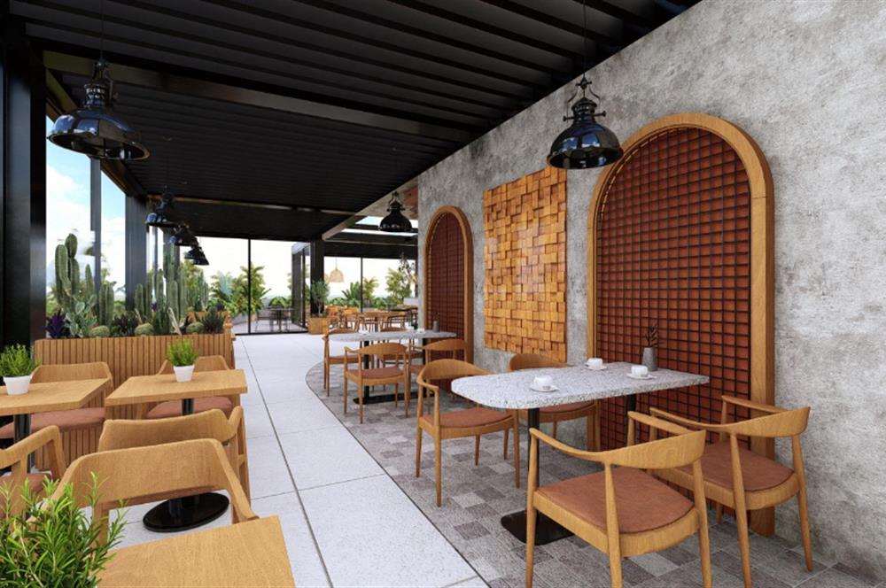 Kıbrıs Lefke'de Dedeman Kalitesi ile Denize Sıfır 1+1 Daire