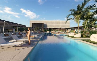 Kıbrıs Lefke'de Dedeman Kalitesi ile Denize Sıfır 2+1 Daire