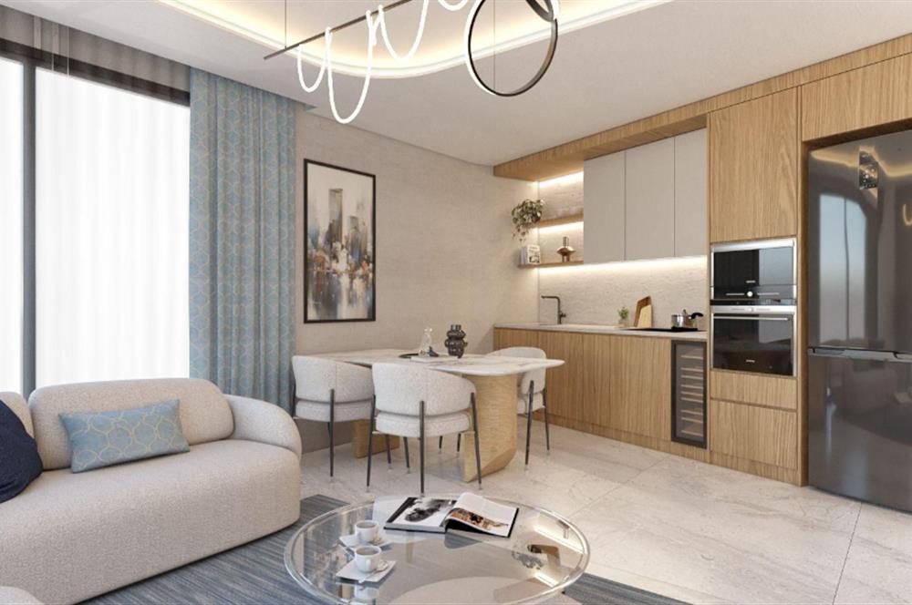 Kıbrıs Lefke'de Dedeman Kalitesi ile Denize Sıfır 2+1 Daire