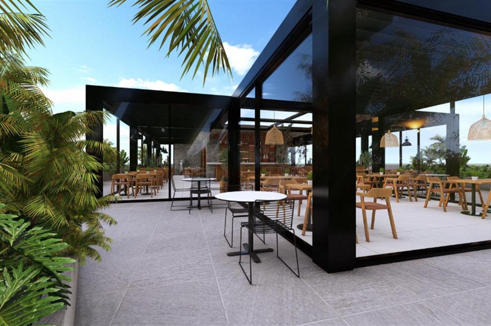 Kıbrıs Lefke'de Dedeman Kalitesi ile Denize Sıfır 1+1 Daire