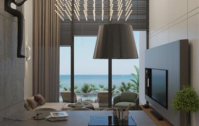KKTC Girne Esentepe'nin En Lüks Projesinde Site İçerisinde Satılık 2+1 Loft Penthouse Daire
