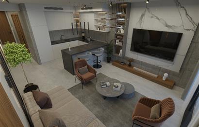 KKTC Girne Esentepe'nin En Lüks Projesinde Site İçerisinde Denize Sıfır Satılık 1+1 Fırsat Penthouse