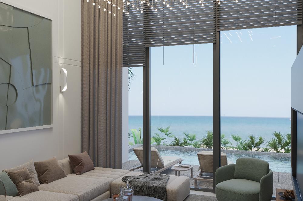 KKTC Girne Esentepe'nin En Lüks Projesinde Site İçerisinde Satılık 2+1 Loft Penthouse Daire