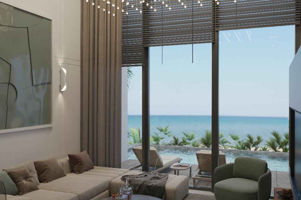 KKTC Girne Esentepe'nin En Lüks Projesinde Site İçerisinde Satılık 2+1 Loft Penthouse Daire