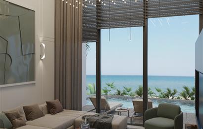 KKTC Girne Esentepe'nin En Lüks Projesinde Site İçerisinde Satılık 2+1 Loft Penthouse Daire