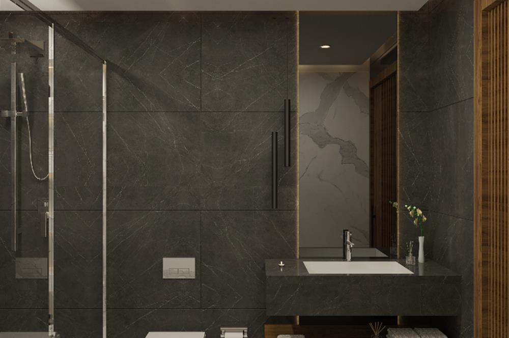 KKTC Girne Esentepe'nin En Lüks Projesinde Site İçerisinde Denize Sıfır Satılık 1+1 Fırsat Penthouse