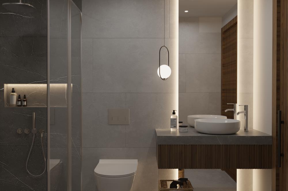 KKTC Girne Esentepe'nin En Lüks Projesinde Site İçerisinde Satılık 2+1 Loft Penthouse Daire