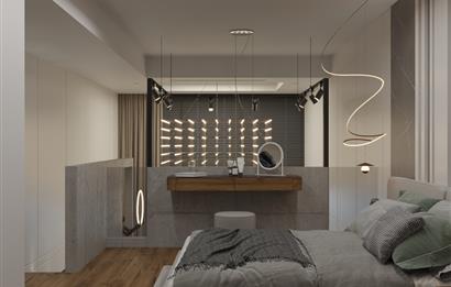 KKTC Girne Esentepe'nin En Lüks Projesinde Site İçerisinde Satılık 2+1 Loft Penthouse Daire