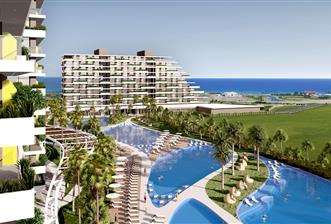 Kıbrıs İskele'nin En Prestijli Projesi F Blokta Satılık 4+1 Penthouse Daireler