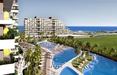 Kıbrıs İskele'nin En Prestijli Projesi F Blokta Satılık 4+1 Penthouse Daireler