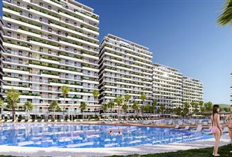 Kıbrıs İskele'nin En Prestijli Projesi F Blokta Satılık 4+1 Penthouse Daireler
